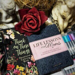 'Life Lessons for Moms' Leather Journal NWT